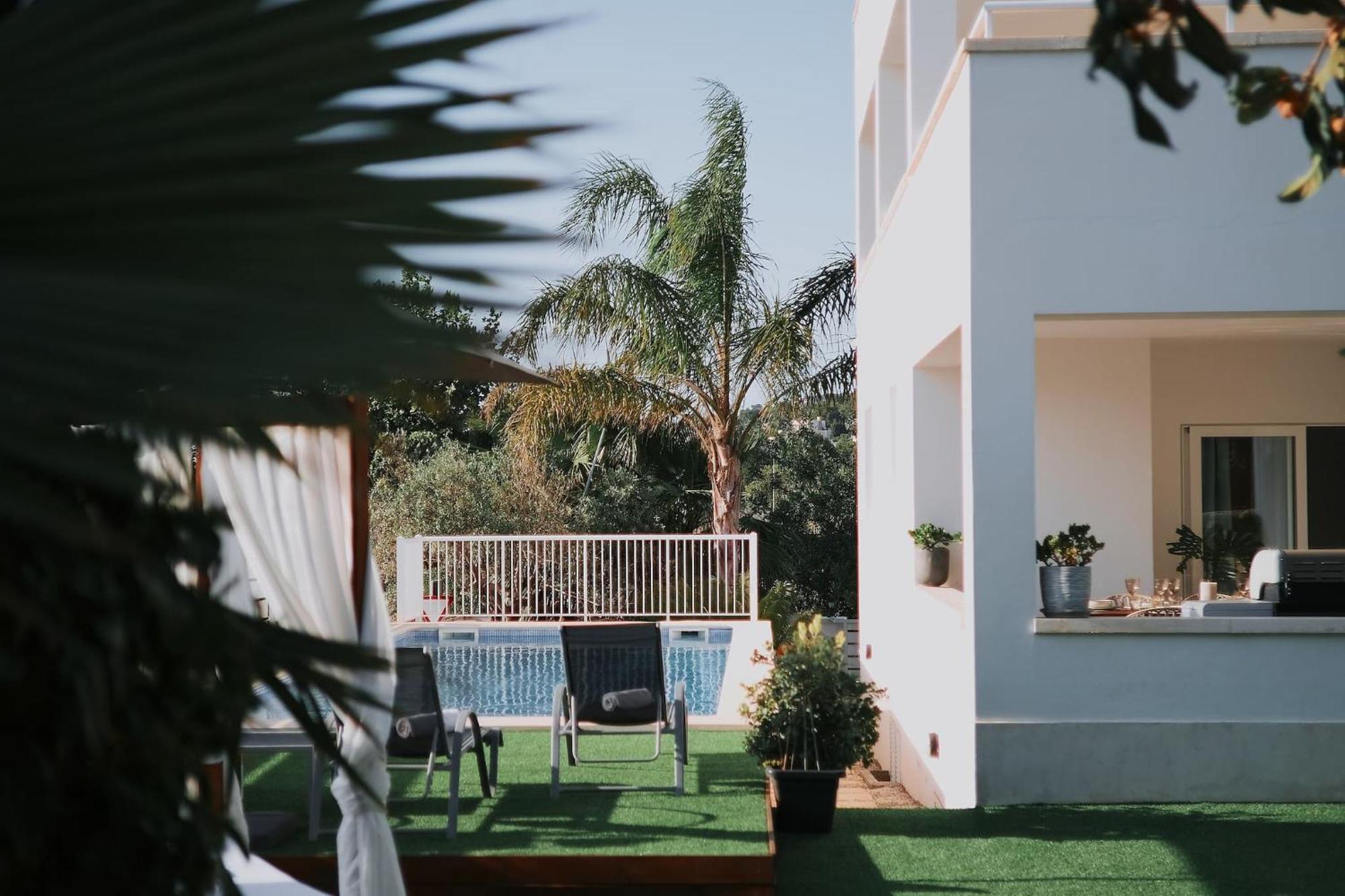 Villa Romeo 2Km From Ibiza Town And 1Km From Talamanca Beach Santa Eularia des Riu Ngoại thất bức ảnh
