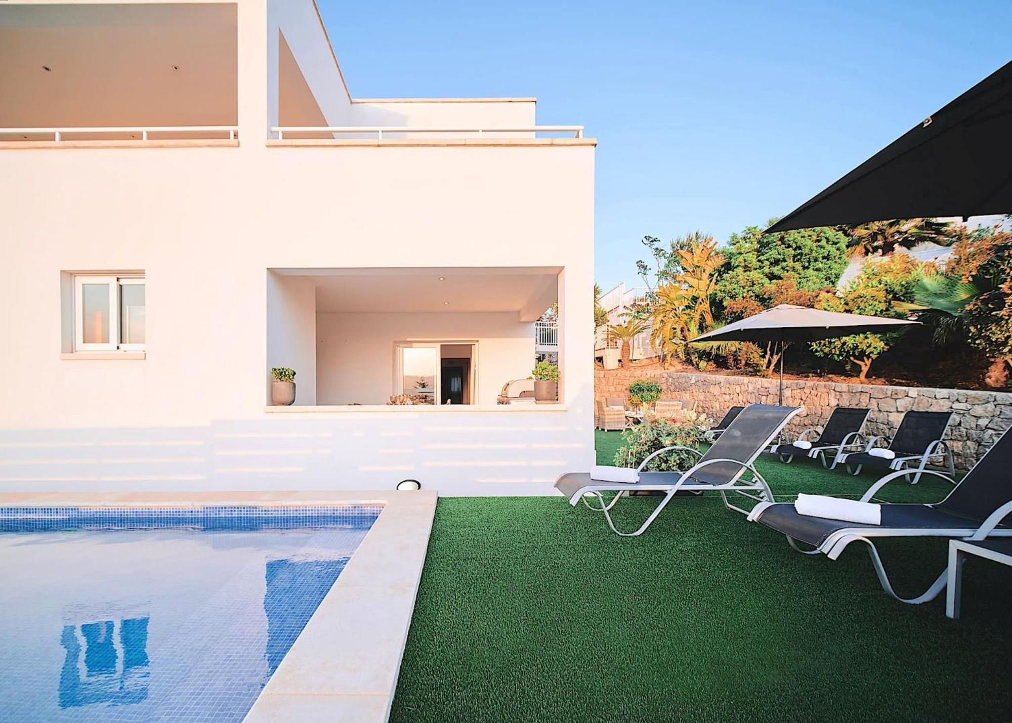 Villa Romeo 2Km From Ibiza Town And 1Km From Talamanca Beach Santa Eularia des Riu Ngoại thất bức ảnh